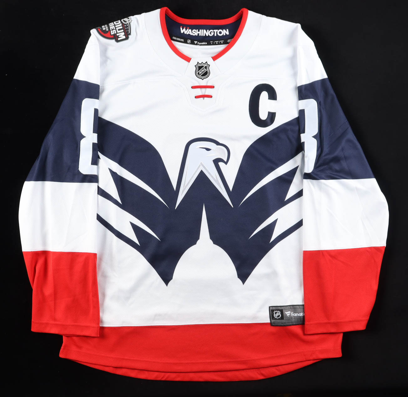 Alexander Ovechkin Signed Capitals Fanatics Authentic Captain's Jersey (JSA) at PristineAuction.com Alexander Ovechkin Signed Capitals Fanatics Authentic Captain's Jersey (JSA) at PristineAuction.com