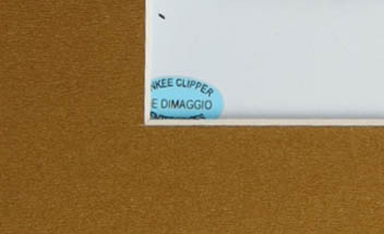 Joe DiMaggio Signed LE Yankees Custom Framed Art Print Display with 1941 Pewter DiMaggio #483/1941 (DiMaggio) at PristineAuction.com Joe DiMaggio Signed LE Yankees Custom Framed Art Print Display with 1941 Pewter DiMaggio #483/1941 (DiMaggio) at PristineAuction.com