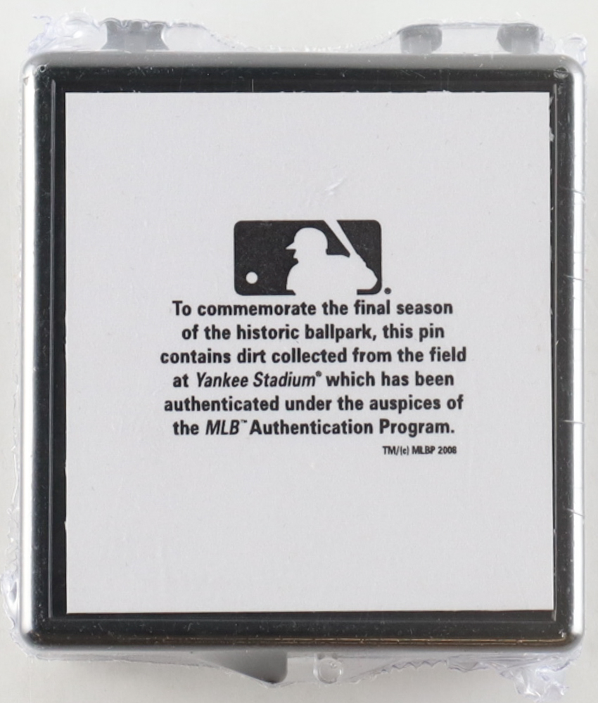 2008 Set of (2) Last All Star Game at Old Yankee Stadium Complete Media Only Program with Game-Used Dirt Media Pin at PristineAuction.com 2008 Set of (2) Last All Star Game at Old Yankee Stadium Complete Media Only Program with Game-Used Dirt Media Pin at PristineAuction.com