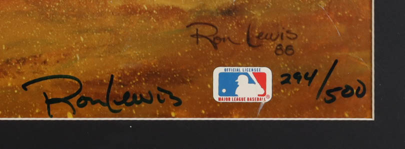 Mickey Mantle, Duke Snider & Willie Mays Signed LE Custom Framed Ron Lewis Art Print Display #294/500 (JSA) at PristineAuction.com Mickey Mantle, Duke Snider & Willie Mays Signed LE Custom Framed Ron Lewis Art Print Display #294/500 (JSA) at PristineAuction.com