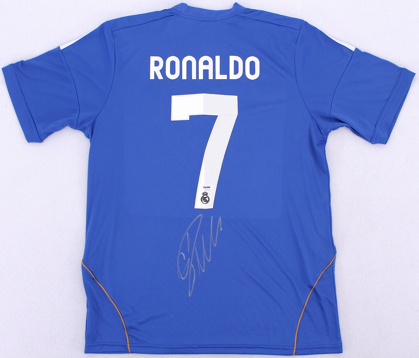 Cristiano Ronaldo Signed Real Madrid Jersey (PSA COA) at PristineAuction.com Cristiano Ronaldo Signed Real Madrid Jersey (PSA COA) at PristineAuction.com