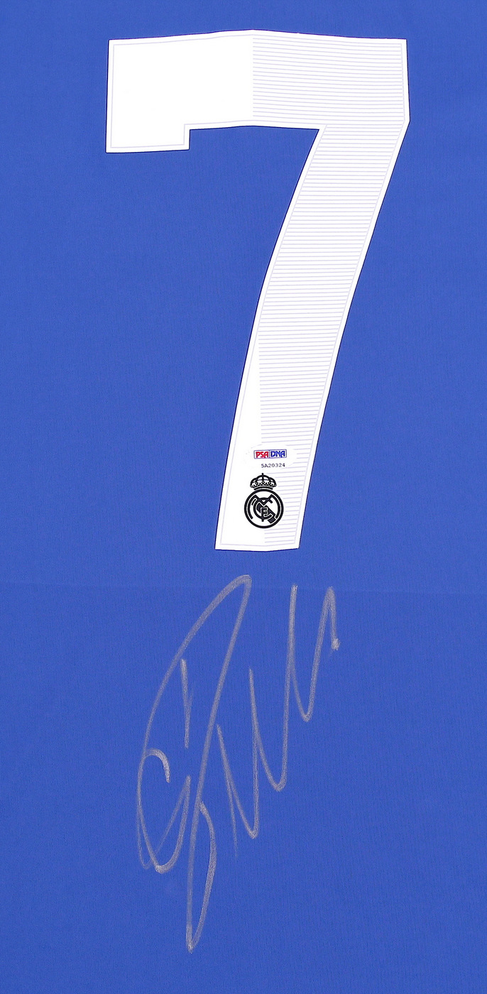Cristiano Ronaldo Signed Real Madrid Jersey (PSA COA) at PristineAuction.com Cristiano Ronaldo Signed Real Madrid Jersey (PSA COA) at PristineAuction.com