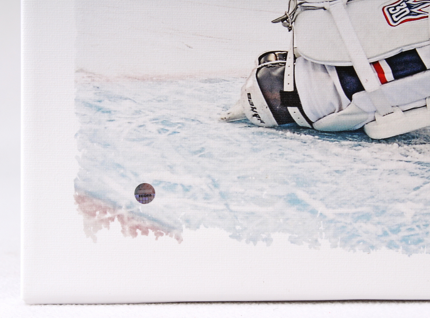 Henrik Lundqvist Signed Rangers 22x26 Giclee on Canvas (Steiner COA) at PristineAuction.com Henrik Lundqvist Signed Rangers 22x26 Giclee on Canvas (Steiner COA) at PristineAuction.com