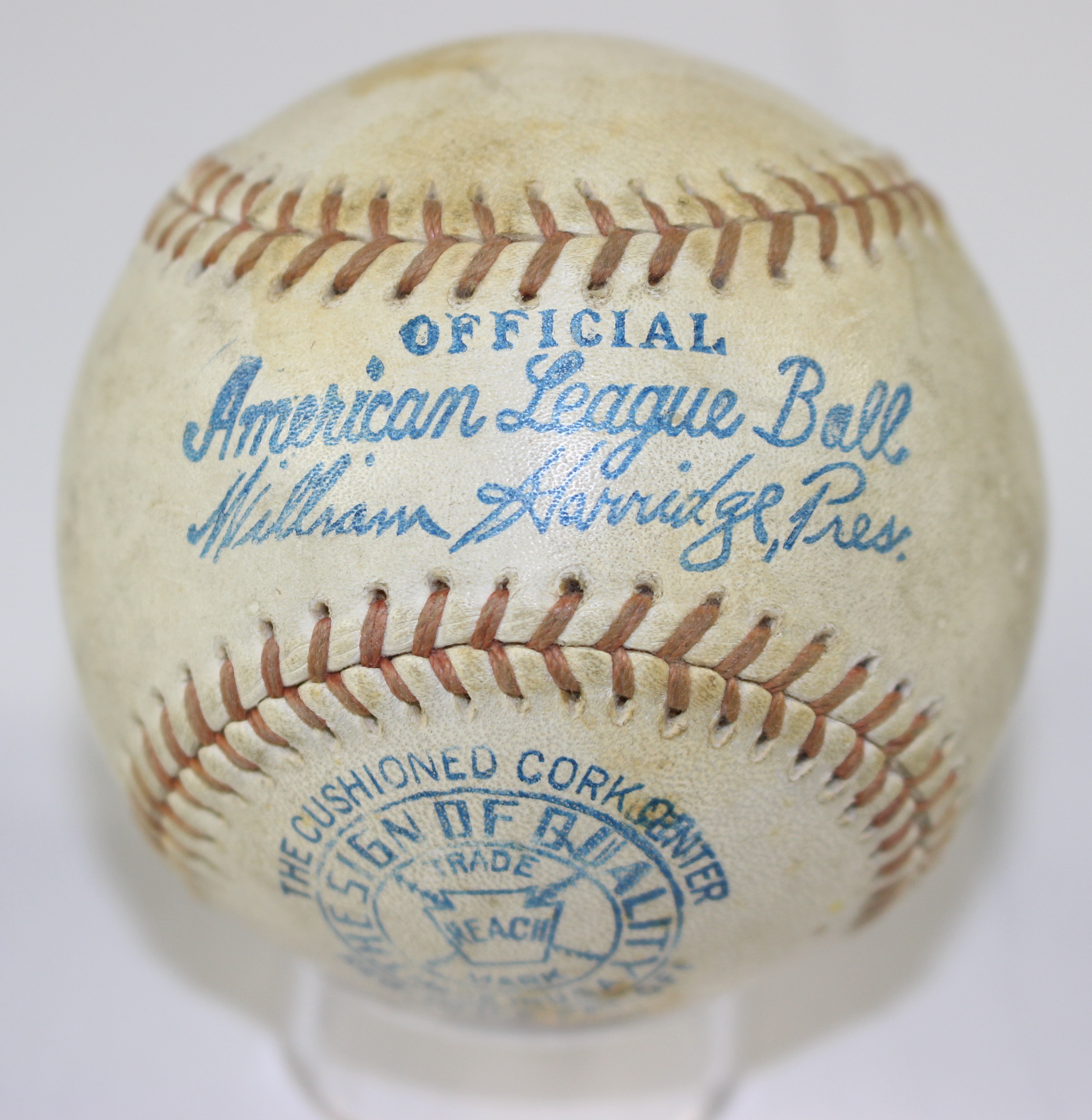 Babe Ruth Signed OAL Harridge Baseball (PSA LOA) at PristineAuction.com Babe Ruth Signed OAL Harridge Baseball (PSA LOA) at PristineAuction.com