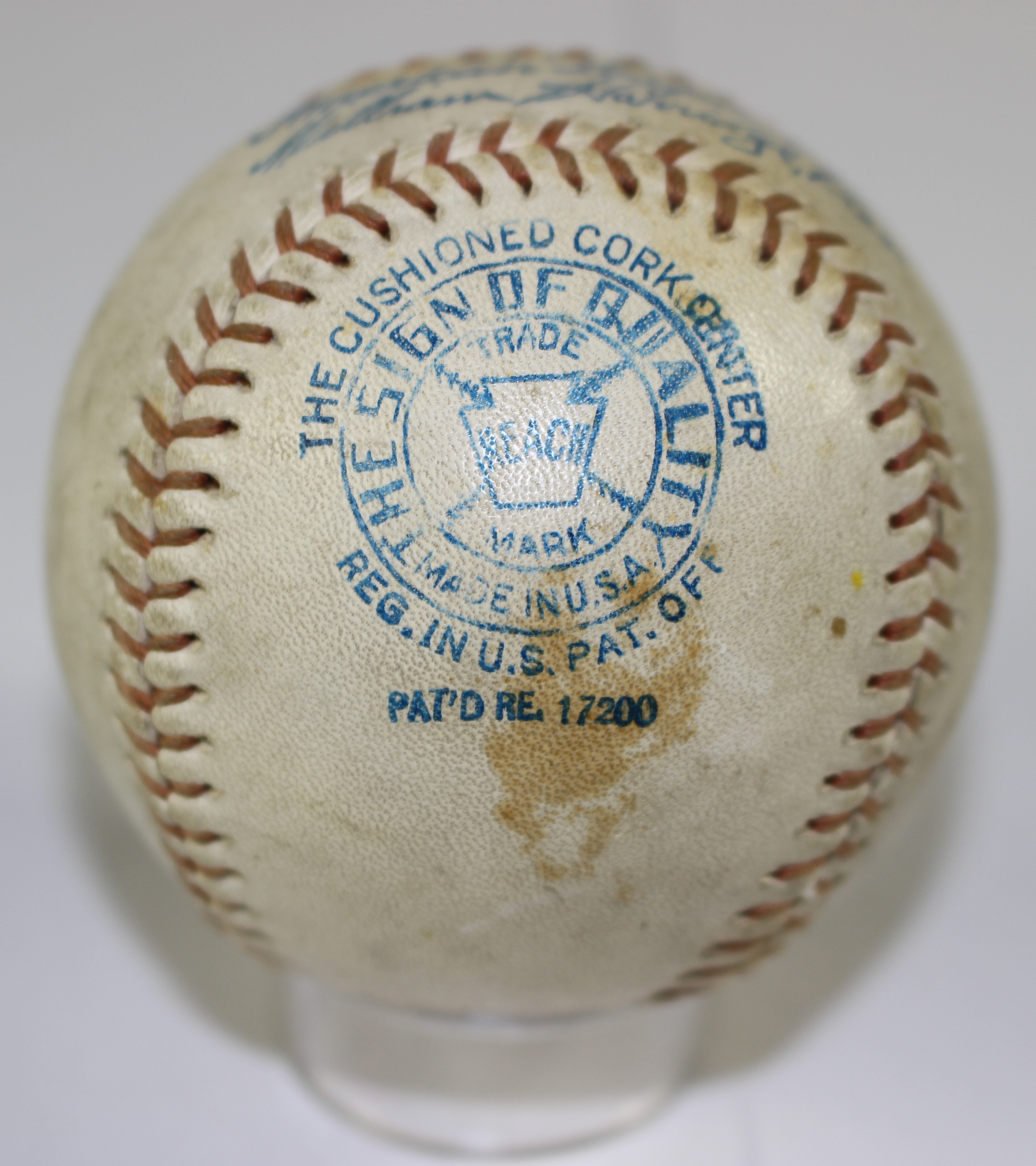 Babe Ruth Signed OAL Harridge Baseball (PSA LOA) at PristineAuction.com Babe Ruth Signed OAL Harridge Baseball (PSA LOA) at PristineAuction.com