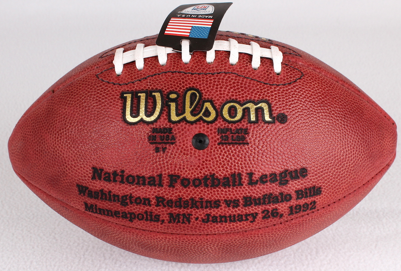Mark Rypien Signed Official Super Bowl XXVI Game Ball Inscribed "Super Bowl XXVI MVP" (Radtke COA) at PristineAuction.com Mark Rypien Signed Official Super Bowl XXVI Game Ball Inscribed "Super Bowl XXVI MVP" (Radtke COA) at PristineAuction.com