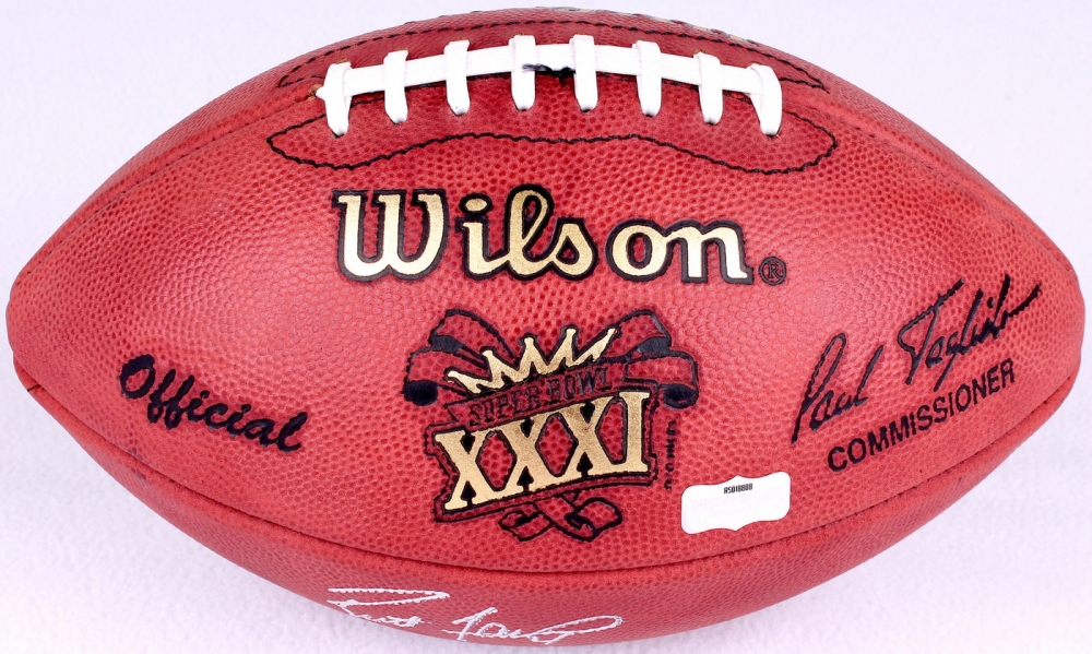 Brett Favre Signed Official Nfl Super Bowl Xxxi Game Ball