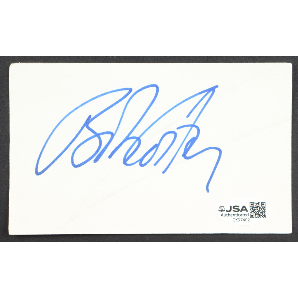 Bob Costas Signed 3x5 Index Card (JSA) at PristineAuction.com