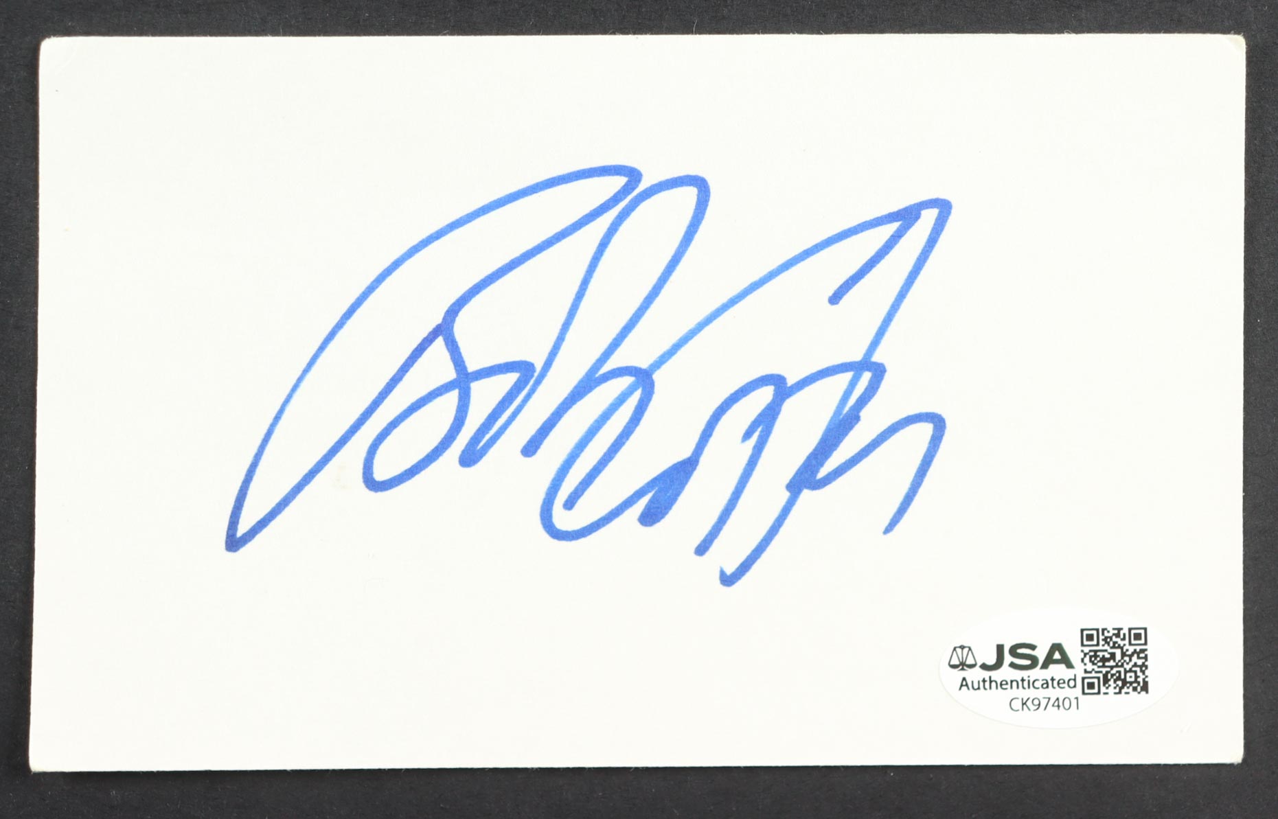 Bob Costas Signed 3x5 Index Card (JSA) at PristineAuction.com Bob Costas Signed 3x5 Index Card (JSA) at PristineAuction.com