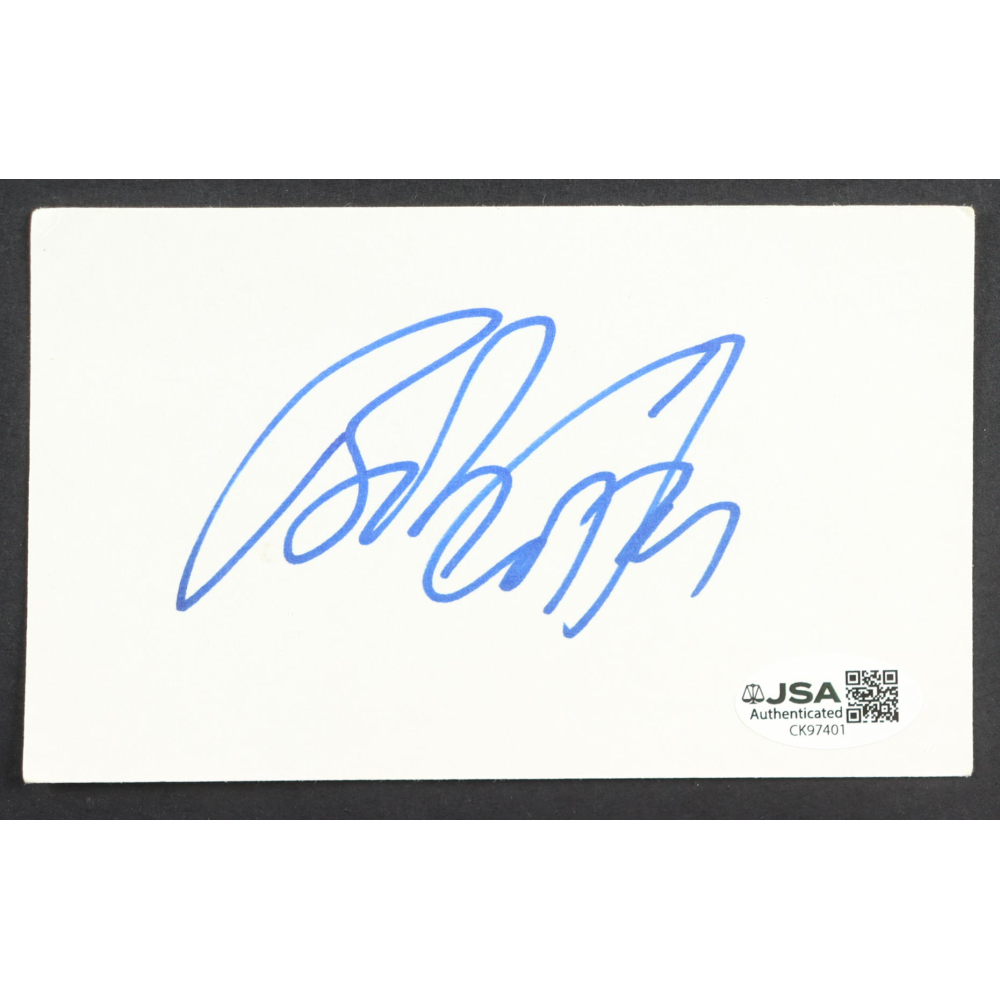 Bob Costas Signed 3x5 Index Card (JSA) at PristineAuction.com