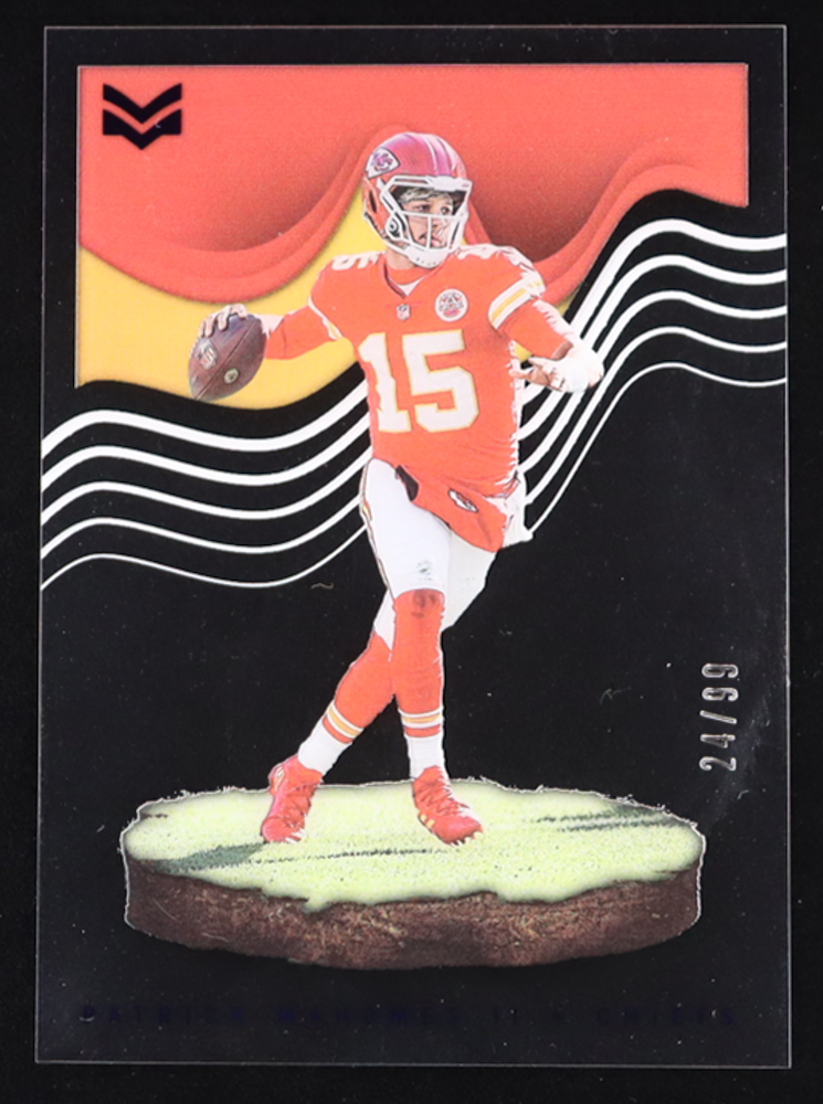 Patrick Mahomes II 2022 Panini Chronicles Magnitude Blue #1 #24/99 at PristineAuction.com Patrick Mahomes II 2022 Panini Chronicles Magnitude Blue #1 #24/99 at PristineAuction.com