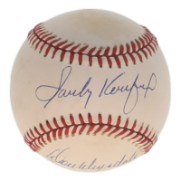 Sandy Koufax & Don Drysdale Signed ONL Baseball (PSA) at PristineAuction.com