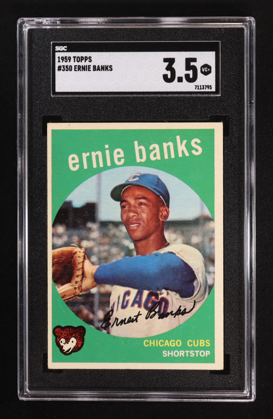 Ernie Banks 1959 Topps #350 (SGC 3.5) at PristineAuction.com Ernie Banks 1959 Topps #350 (SGC 3.5) at PristineAuction.com