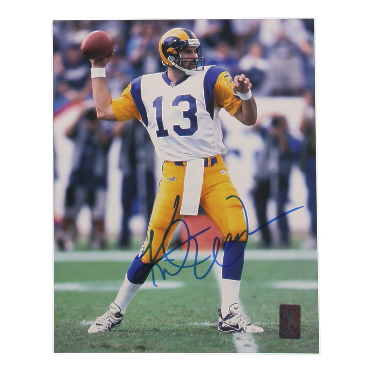 Kurt Warner Signed Rams 8x10 Photo (Warner) at PristineAuction.com Kurt Warner Signed Rams 8x10 Photo (Warner) at PristineAuction.com