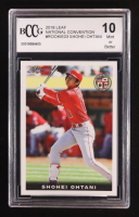 Shohei Ohtani 2018 Leaf National Convention #Rookie03 RC (BCCG 10) at PristineAuction.com