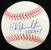Buck Showalter Signed OML Baseball Inscribed "4x MOY" (Beckett) at PristineAuction.com