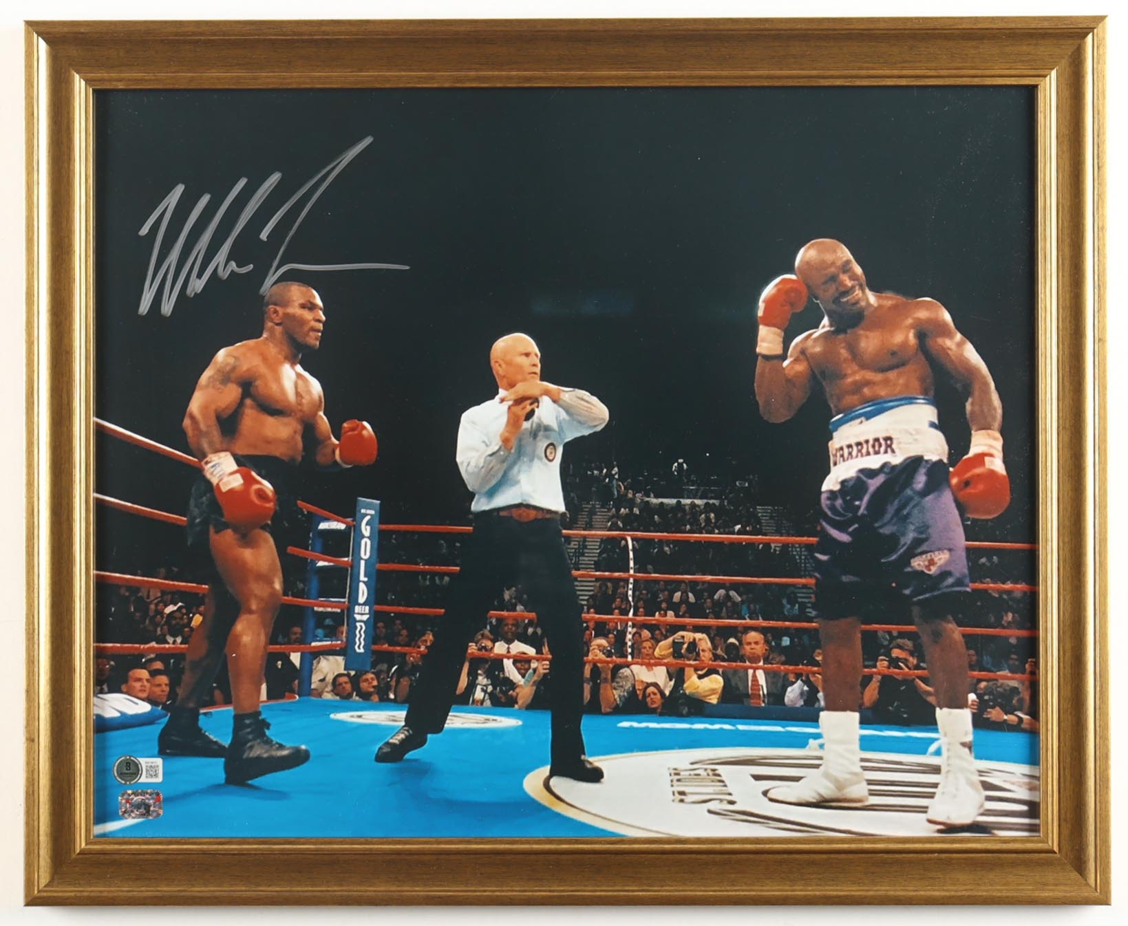 Mike Tyson Signed Custom Framed Photo Display (Beckett & Tyson) at PristineAuction.com Mike Tyson Signed Custom Framed Photo Display (Beckett & Tyson) at PristineAuction.com