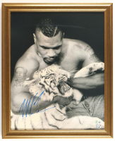 Mike Tyson Signed Custom Framed Photo Display (Beckett & Tyson) at PristineAuction.com