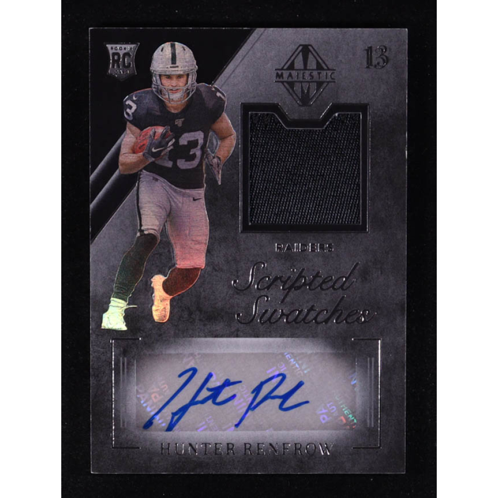 Hunter Renfrow 2019 Panini Majestic Autographs Player-Worn JSY #139 #127/199 RC at PristineAuction.com