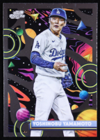Yoshinobu Yamamoto 2025 Topps Cosmic Chrome #48 at PristineAuction.com