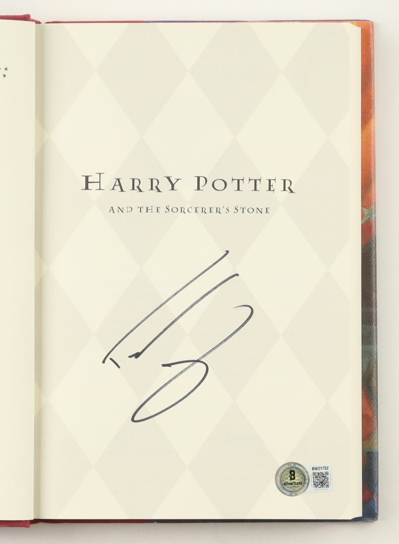 Tom Felton Signed "Harry Potter and the Sorcerer's Stone" Hardcover Book (Beckett) at PristineAuction.com Tom Felton Signed "Harry Potter and the Sorcerer's Stone" Hardcover Book (Beckett) at PristineAuction.com