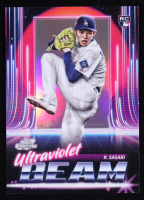 Roki Sasaki 2025 Topps Cosmic Chrome Ultraviolet Beam #UB6 RC at PristineAuction.com
