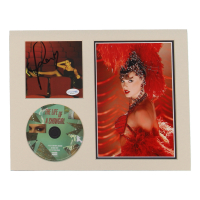 Taylor Swift Signed "The Life of a Showgirl" Custom Matted CD Insert Display (ACOA) at PristineAuction.com