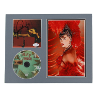 Taylor Swift Signed "The Life of a Showgirl" Custom Matted CD Insert Display (ACOA) at PristineAuction.com
