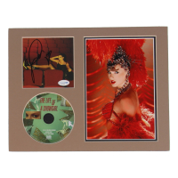 Taylor Swift Signed "The Life of a Showgirl" Custom Matted CD Insert Display (ACOA) at PristineAuction.com