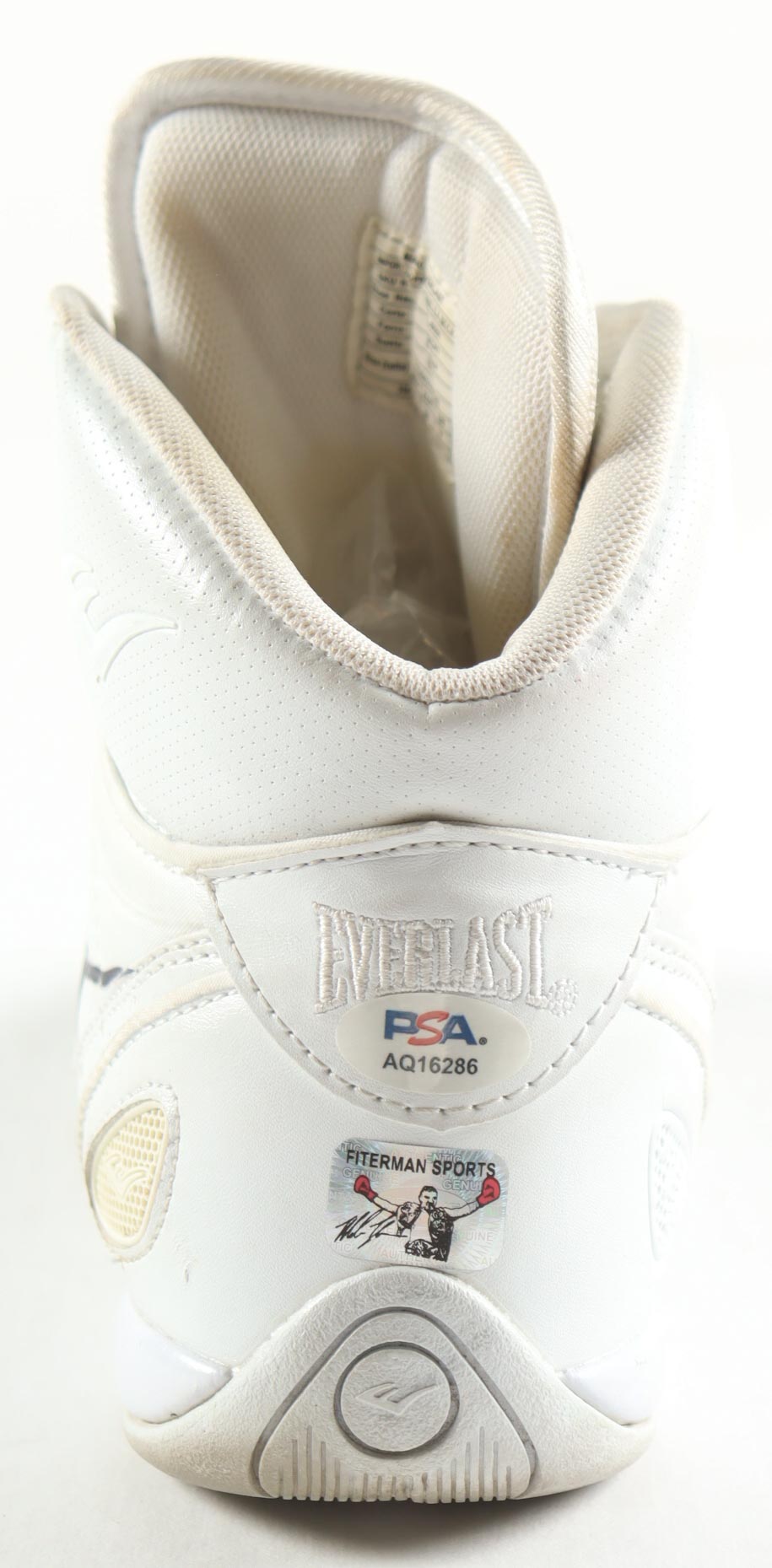 Mike Tyson Signed Everlast Boxing Shoe in Wood Display Case (PSA & Tyson) at PristineAuction.com Mike Tyson Signed Everlast Boxing Shoe in Wood Display Case (PSA & Tyson) at PristineAuction.com