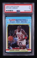 Michael Jordan 1988-89 Fleer Stickers #7 (PSA 3) at PristineAuction.com