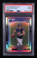 Caleb Williams 2024 Donruss Optic Holo #201 RR RC (PSA 9) at PristineAuction.com