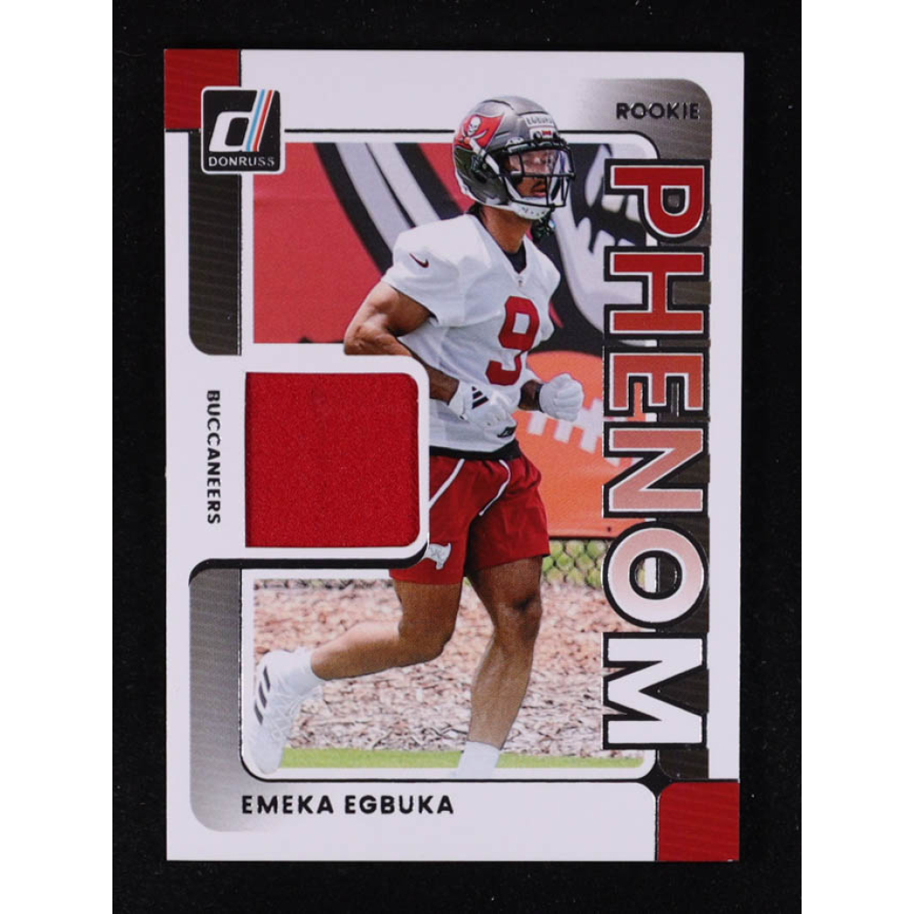 Emeka Egbuka 2025 Donruss Rookie Phenom Jerseys #39 RC at PristineAuction.com