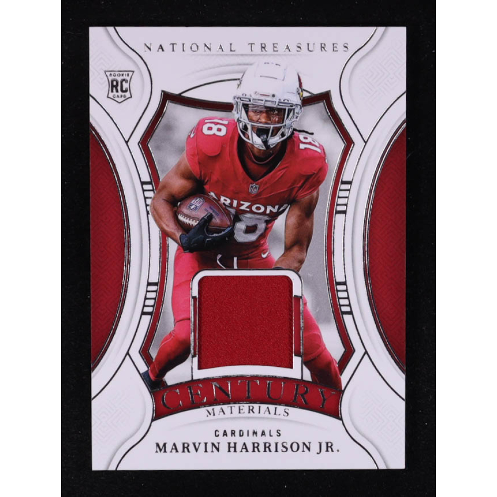 Marvin Harrison Jr. 2024 Panini National Treasures Century Materials #1 #53/99 RC at PristineAuction.com