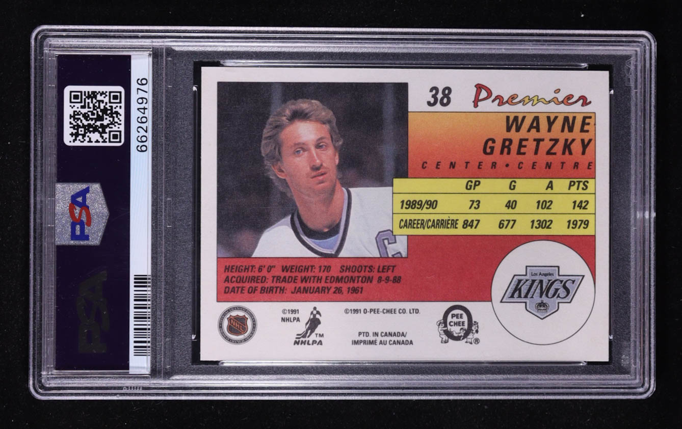 Wayne Gretzky 1990-91 OPC Premier #38 (PSA 9) at PristineAuction.com Wayne Gretzky 1990-91 OPC Premier #38 (PSA 9) at PristineAuction.com