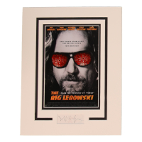 Jeff Bridges Signed "The Big Lebowski" Custom Matted Cut Display (ACOA) at PristineAuction.com