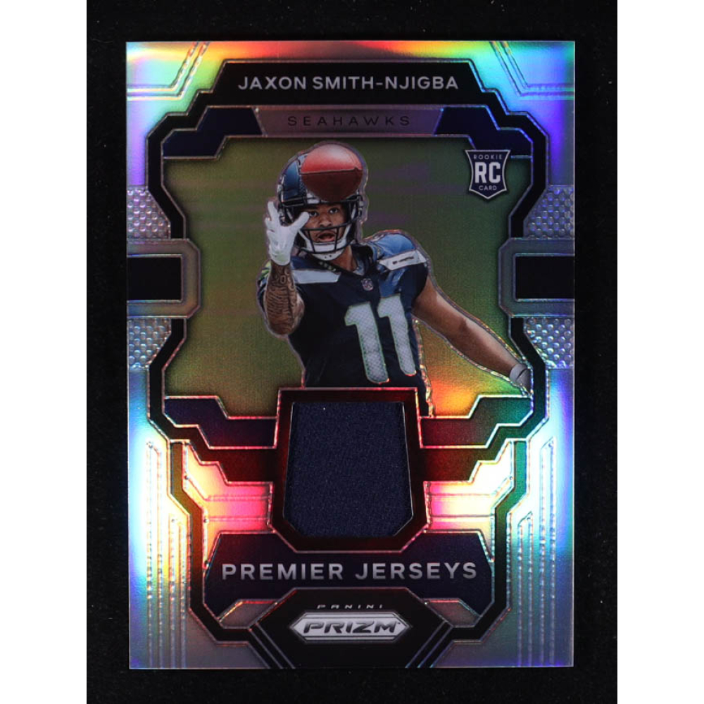 Jaxon Smith-Njigba 2023 Panini Prizm Premier Jerseys #11 RC at PristineAuction.com