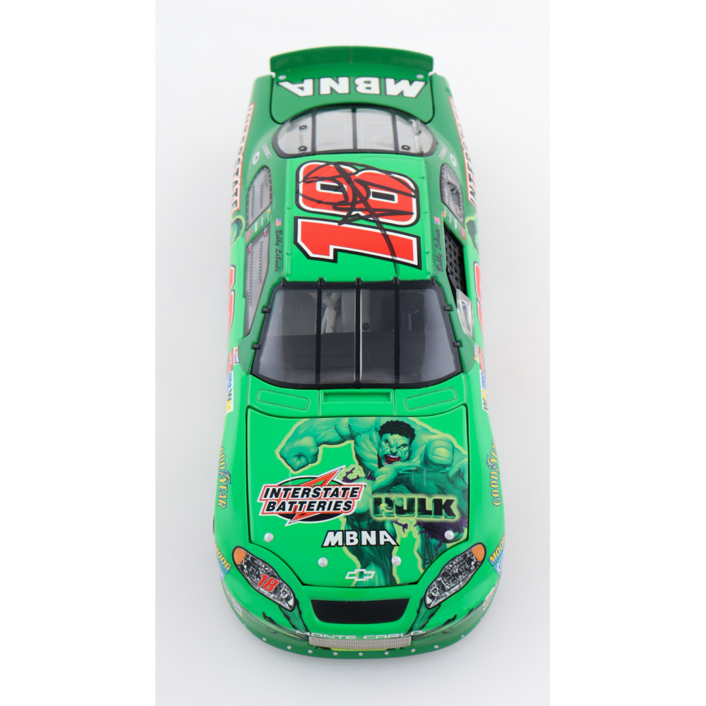 Bobby Labonte Signed 2003 #18 Interstate Batteries / Hulk | Monte Carlo I 1:24 Diecast Car (Beckett) at PristineAuction.com