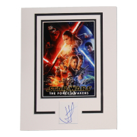 JJ Abrams Signed "Star Wars: Episode VII - The Force Awakens" Custom Matted Cut Display (ACOA) at PristineAuction.com