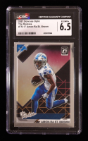 Amon-Ra St. Brown 2021 Panini Donruss Optic The Rookies #TR-17 RC (CGC 6.5) at PristineAuction.com