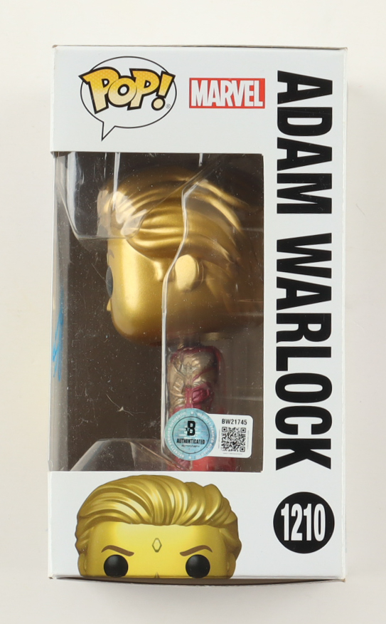 Will Poulter Signed "Guardians of the Galaxy Volume 3" #1210 Adam Warlock Bobble-Head Funko Pop! Vinyl Figure (Beckett) at PristineAuction.com Will Poulter Signed "Guardians of the Galaxy Volume 3" #1210 Adam Warlock Bobble-Head Funko Pop! Vinyl Figure (Beckett) at PristineAuction.com