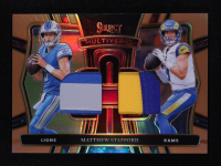 Matthew Stafford 2024 Select Multiverse Dual Jerseys Prizm Copper #37 #32/49 at PristineAuction.com