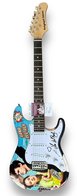 Lana Del Rey Signed Custom Stratocaster Guitar (JSA) at PristineAuction.com Lana Del Rey Signed Custom Stratocaster Guitar (JSA) at PristineAuction.com