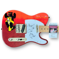 "Fall Out Boy" Custom Telecaster Guitar Signed By (4) with Patrick Stump, Pete Wentz, Joe Trohman & Andy Hurley (JSA) at PristineAuction.com