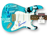 Bernie Taupin Signed "Elton John" Custom Stratocaster Guitar (JSA) at PristineAuction.com