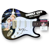 Seth MacFarlane Signed "Family Guy" Custom Stratocaster Guitar (JSA) at PristineAuction.com