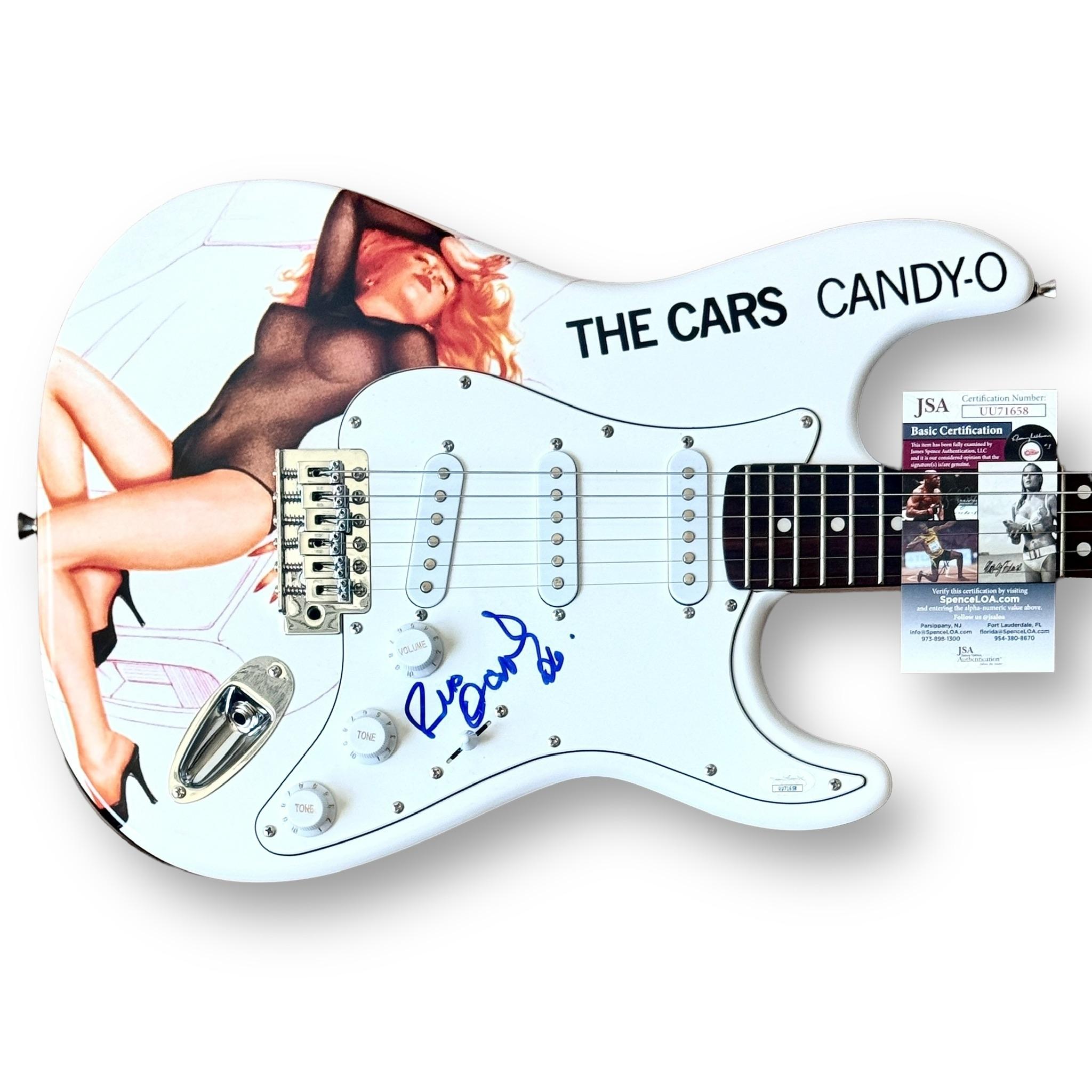 Rick Ocasek Signed Custom Stratocaster Guitar (JSA) at PristineAuction.com Rick Ocasek Signed Custom Stratocaster Guitar (JSA) at PristineAuction.com