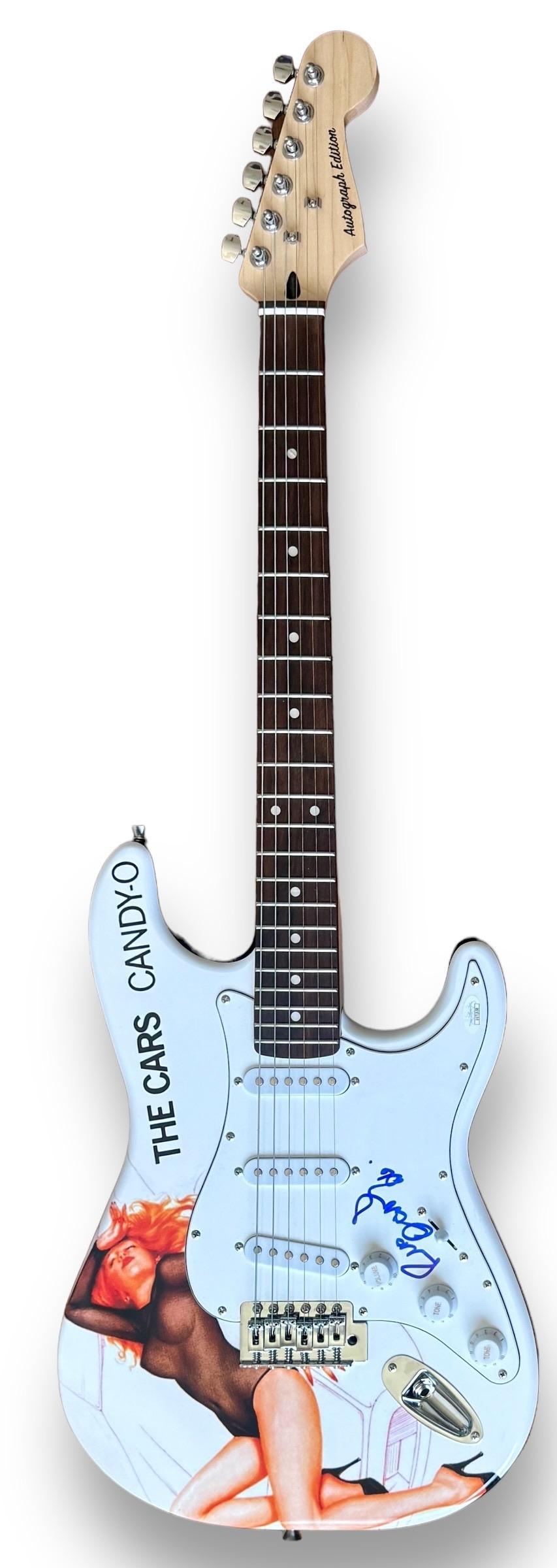 Rick Ocasek Signed Custom Stratocaster Guitar (JSA) at PristineAuction.com Rick Ocasek Signed Custom Stratocaster Guitar (JSA) at PristineAuction.com