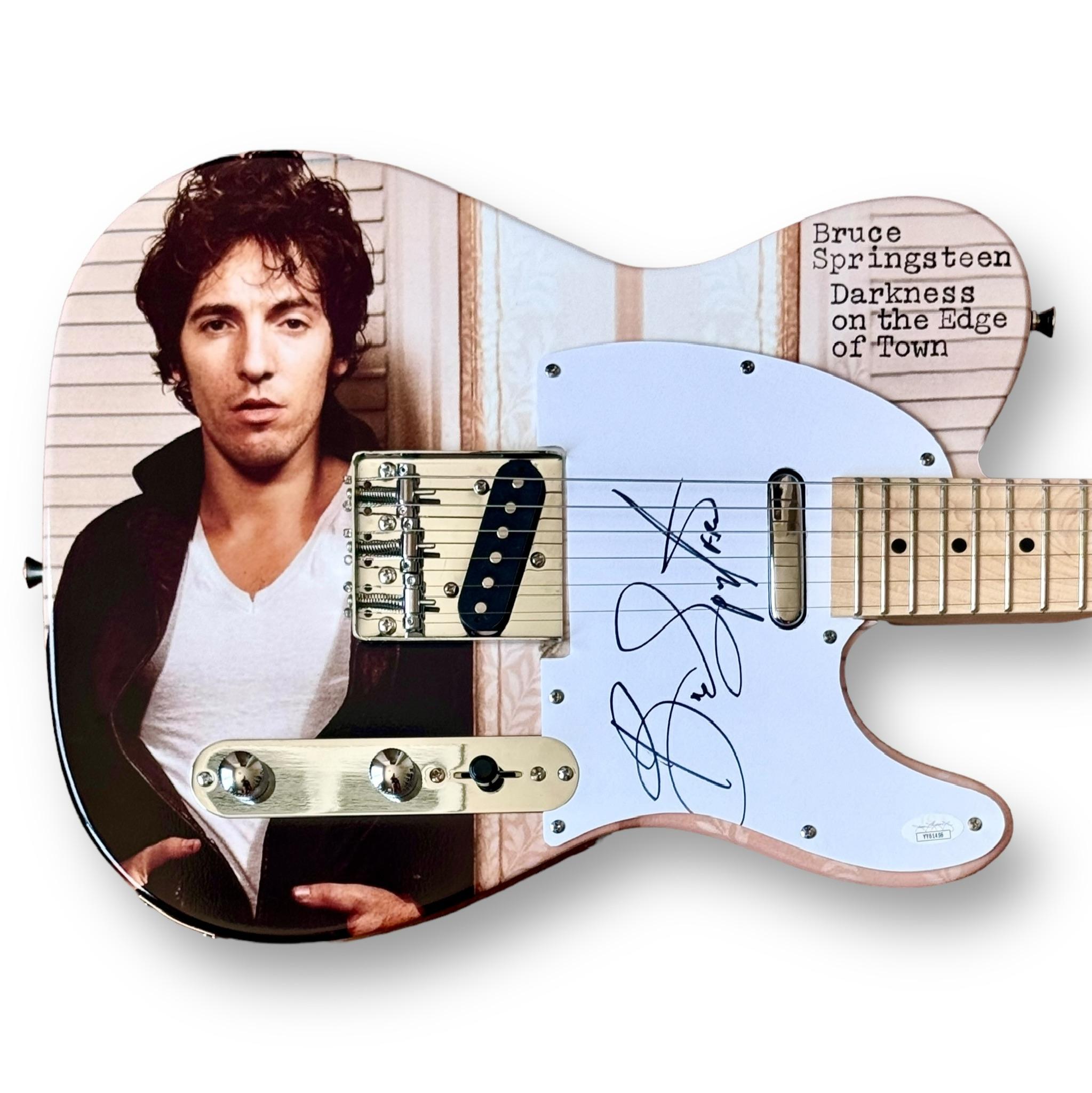 Bruce Springsteen Signed Custom Telecaster Guitar (JSA) at PristineAuction.com Bruce Springsteen Signed Custom Telecaster Guitar (JSA) at PristineAuction.com