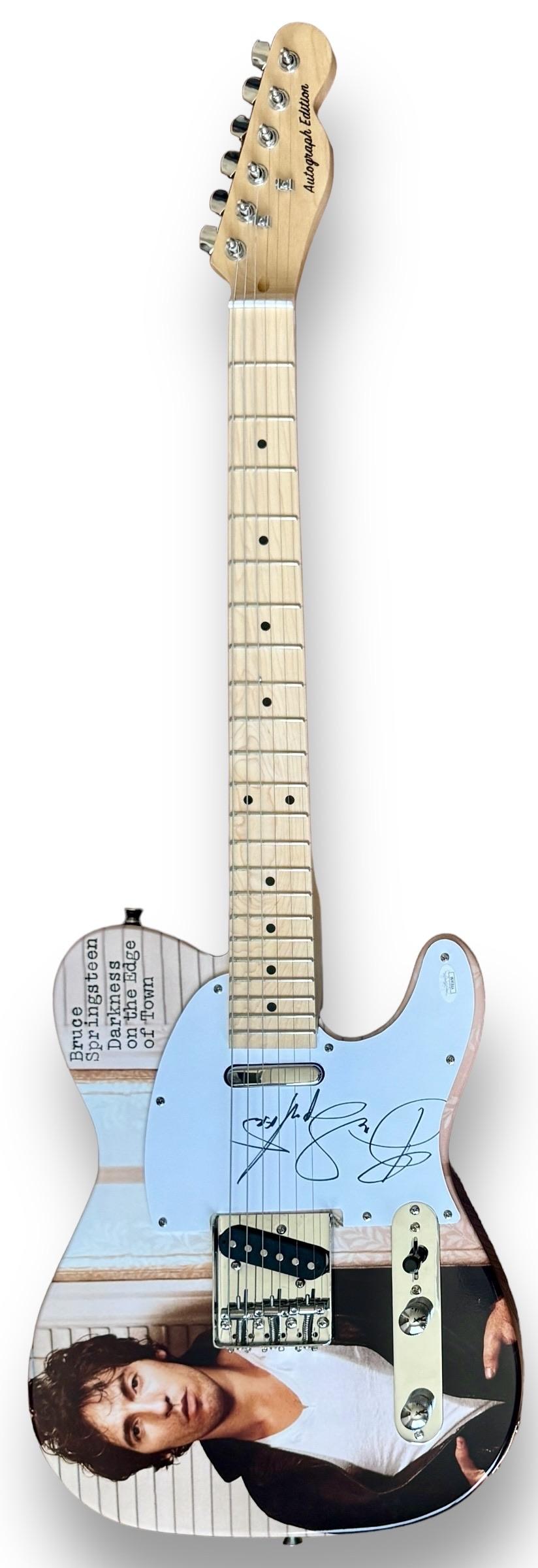 Bruce Springsteen Signed Custom Telecaster Guitar (JSA) at PristineAuction.com Bruce Springsteen Signed Custom Telecaster Guitar (JSA) at PristineAuction.com